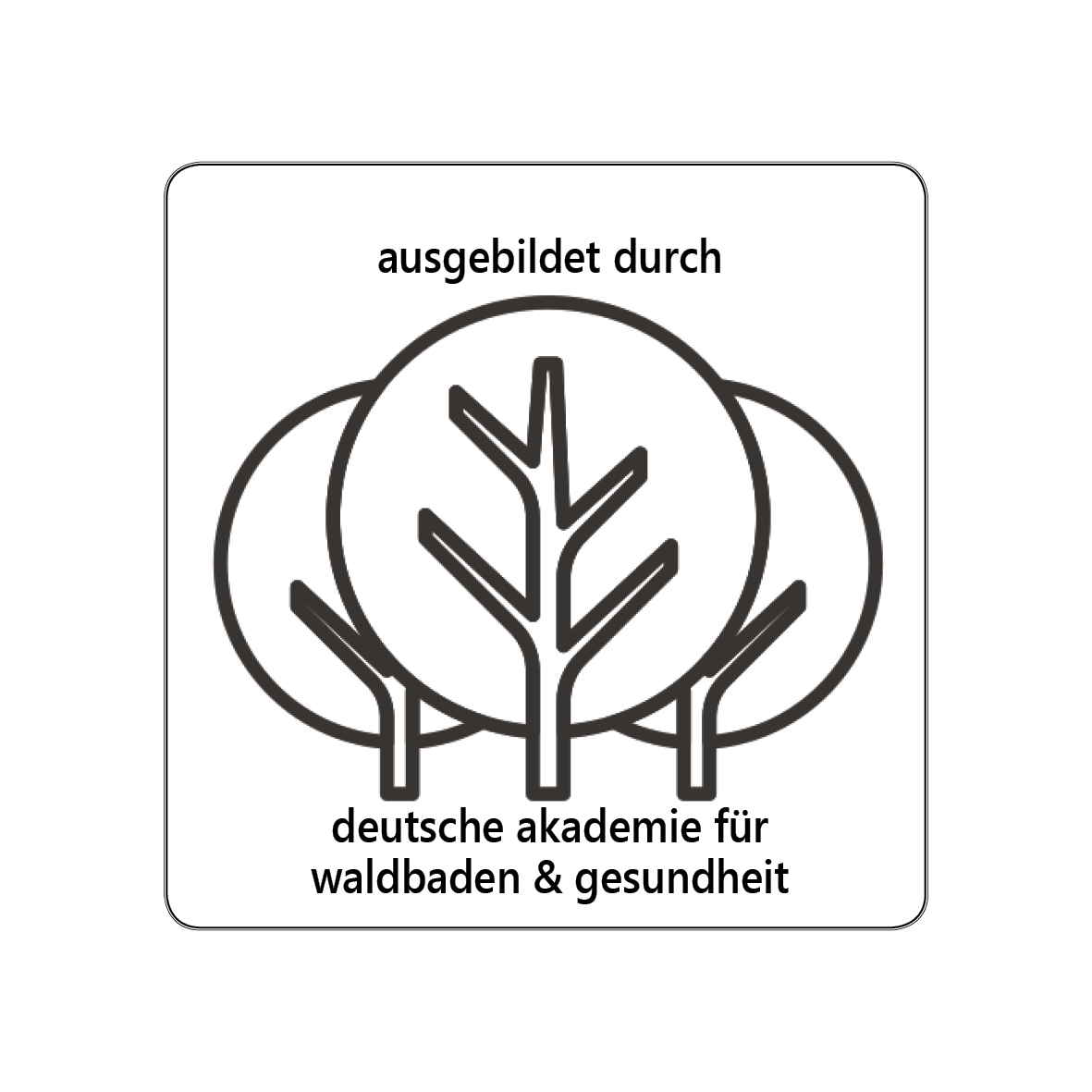 Ausgebildet durch Waldbadenakademie